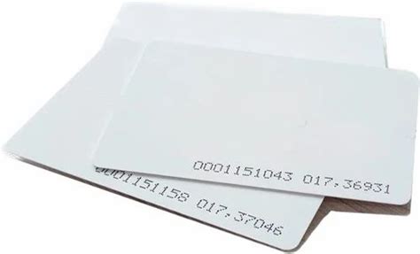 Double Sided RFID Proximity Card 125Khz Thin Cards 0 8mm Thickness