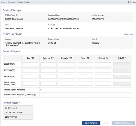 How To Generate Gst Challan Online