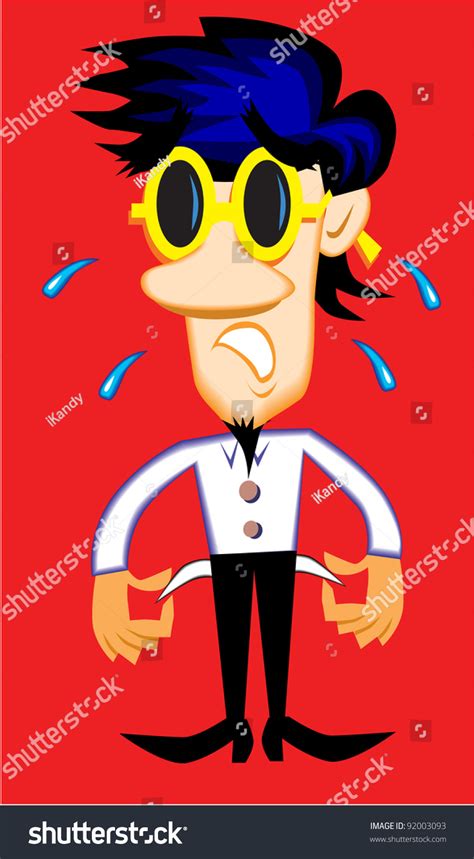 Broke Guy Stock Vector Illustration 92003093 : Shutterstock