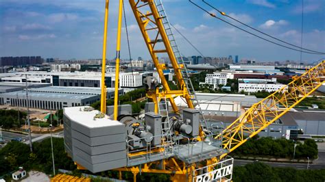 Manitowoc Introduces The New Potain Mcr 305 Luffing Jib Tower Crane