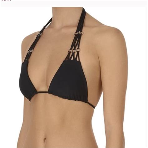 Mikoh Swim Nwt Mikoh Swim Nalu Metal Ring Triangle Bikini Top Rt