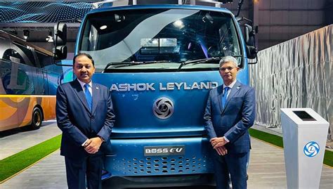 Ashok Leyland Showcases Electric Hydrogen Lng Cng Commercial Vehic