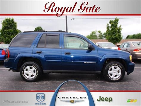 2002 Indigo Blue Metallic Chevrolet Trailblazer Ls 4x4 30157997 Car Color