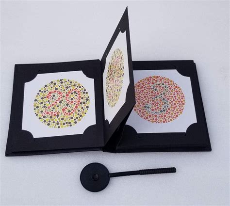 Ishihara Colour Vision Test Book For Color Deficiency Plates With