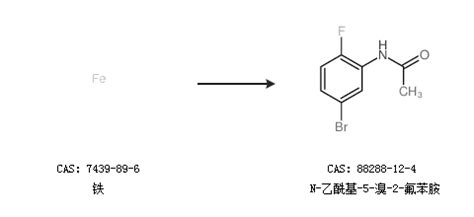 N 乙酰基 5 溴 2 氟苯胺的合成路线