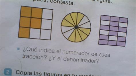 Escribe La Fracci N Que Representa La Parte Coloreada De Cada Figura