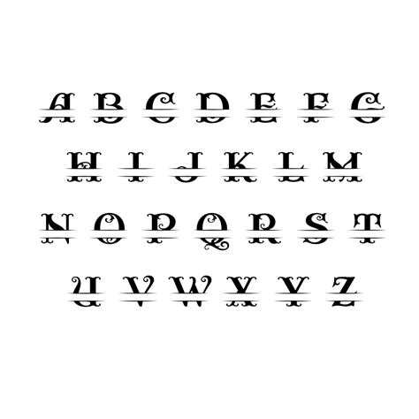 Font Styles Alphabet