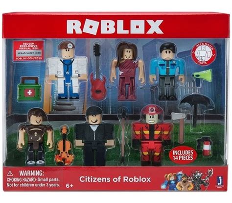 Bonequinho Roblox - 6 Bonecos Roblox Citizens Of Roblox Set Original - R$ 229,00 em Mercado ...