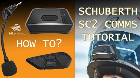 SCHUBERTH SC2 Comms FULL HOW TO TUTORIAL C5 Helmet Bluetooth