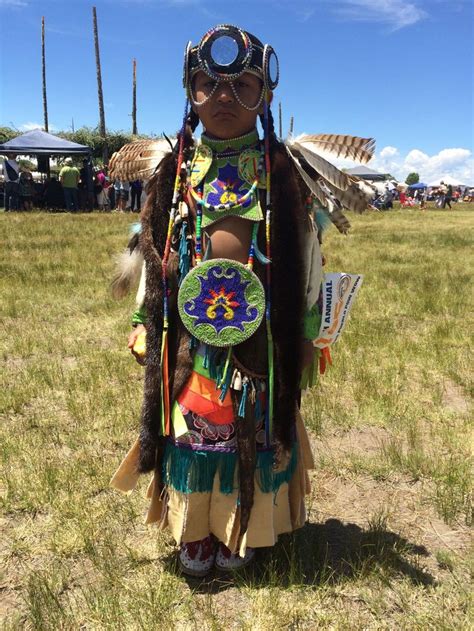 She Is Prepared For Her Dance Competition At The Taos Pueblo Powwow