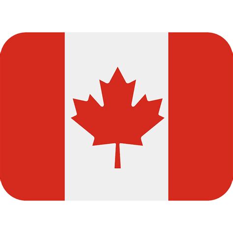 Canada flag - Free vector emoji on creazilla.com