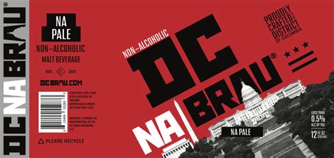 Non Alcoholic Dc Brau Pale Ale Na Brau Dc Beer