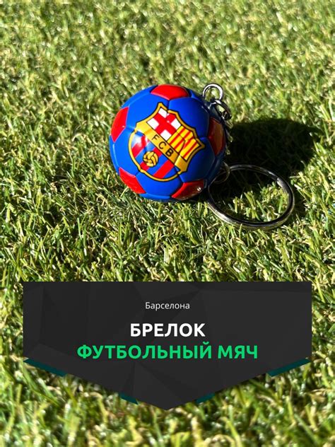 Брелок - футбольный мяч Барселона купить на OZON по низкой цене ...