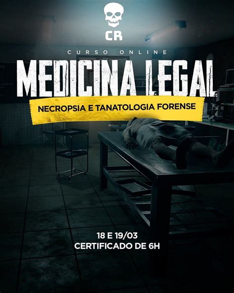 Crimes Reais On Twitter Nosso Curso On Line De Medicina Legal