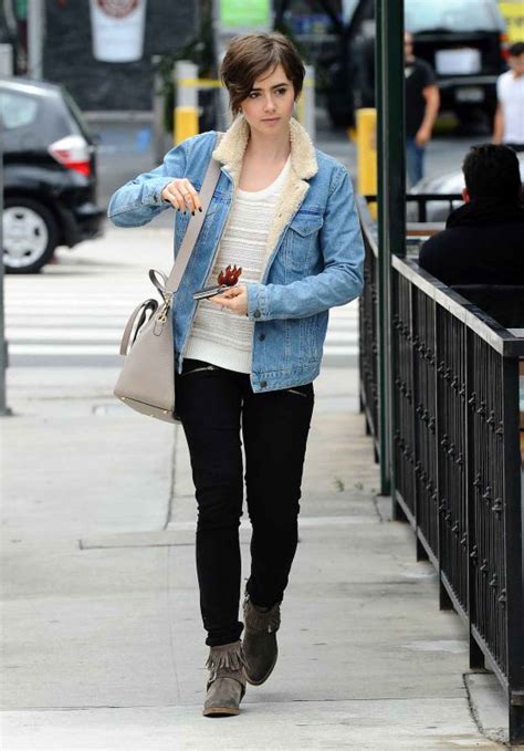 Lily Collins Street Style – Out in LA, June 2015 – celebsla.com