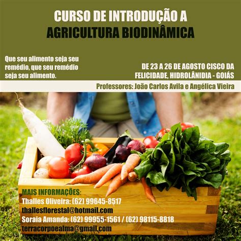 Curso de Introdução a Agricultura Biodinâmica em Hidrolândia Goiás