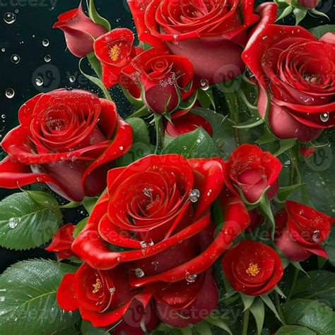 Red Roses AI Generated 26839346 Stock Photo at Vecteezy