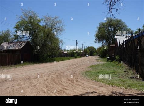 Madrid NM, Ghost town turned Artist destination Stock Photo - Alamy