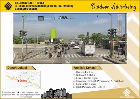 Sewa Titik Billboard Dan Baliho Di Kendal Jl Jend Urip Sumoharjo