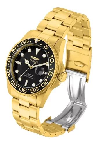 Rel Gio Invicta Masculino Pro Diver Dourado Mercadolivre