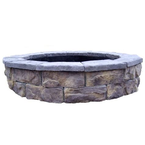 Natural Concrete Products Co In Fossill Limestone Fire Pit Kit