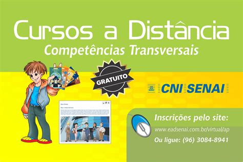 SENAI oferta 4 mil vagas gratuitas em cursos à distância SENAI AMAPÁ