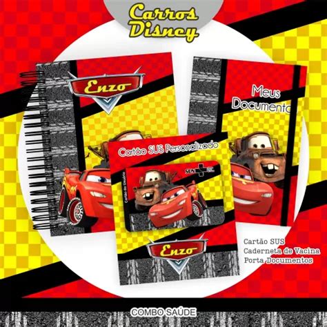 Kit Completo Volta S Aulas Encaderna O Carros Disney