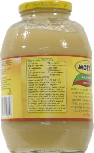 Mott S Cinnamon Applesauce 48 Oz Kroger