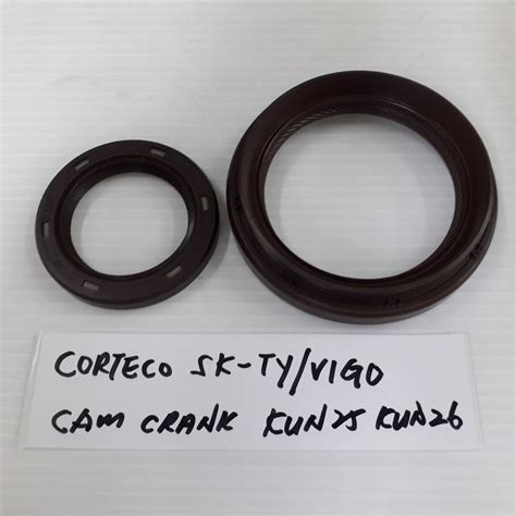 Pcs Set Corteco Sk Ty Vigo Cam Crank Oil Seal For Toyota Hilux Vigo