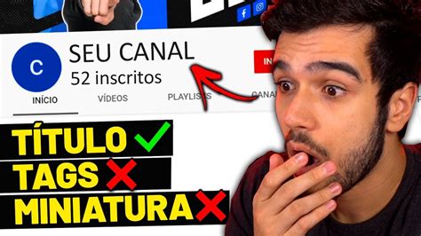 Analisando O Canal Dos Inscritos Como Crescer Seu Canal Do Youtube