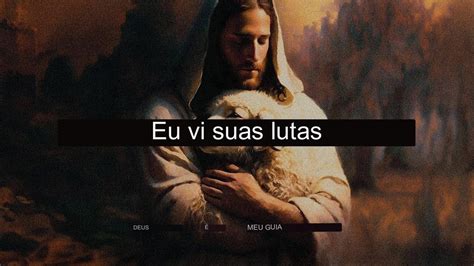 Deus te diz tenho visto suas lutas me dê sua mão o que você pediu