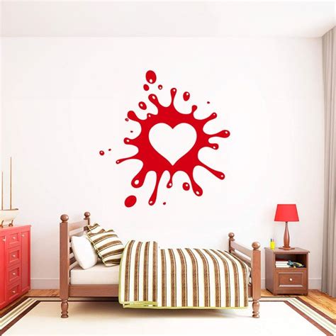Wandtattoo Splash Herz