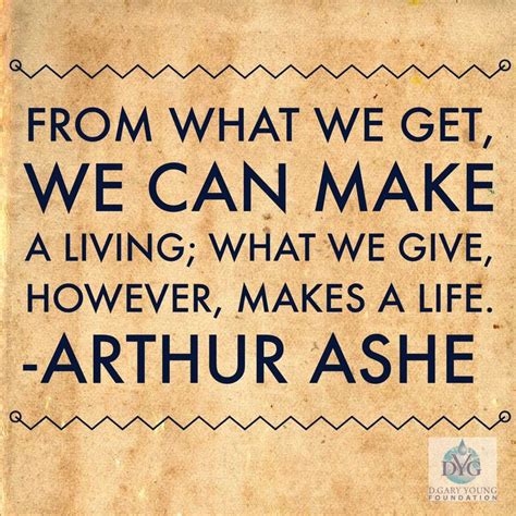 Inspiring Quote By Arthur Ashe