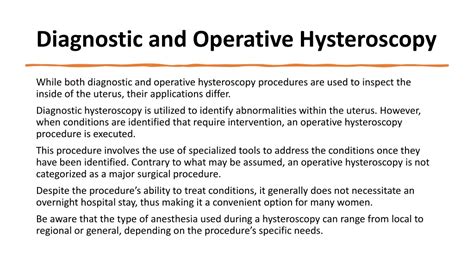 Ppt Hysteroscopy Explained Procedure Benefits And Recovery