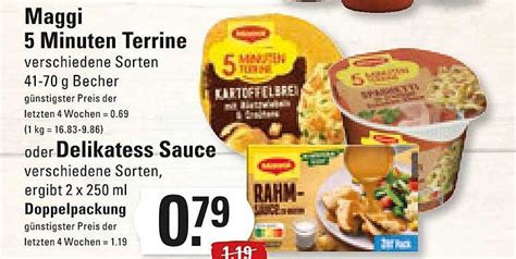 Maggi Minuten Terrine Oder Delikatess Sauce Angebot Bei Edeka