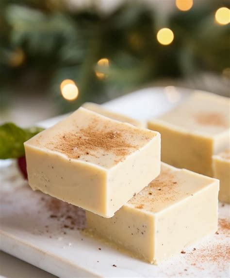 Rich And Creamy Eggnog Fudge Recipe A Holiday Must Have Recipes Cooking Tips