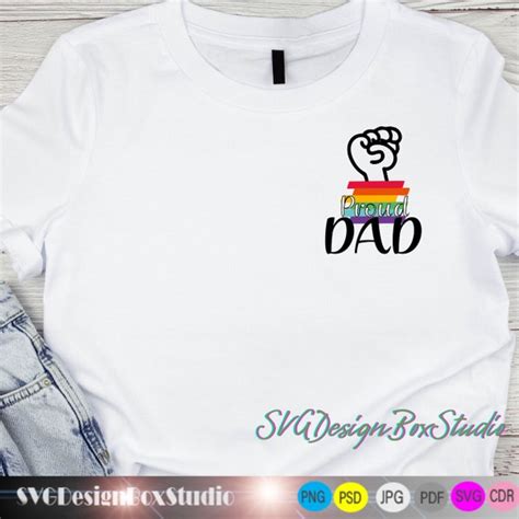Gay Pride Dad Svg Etsy