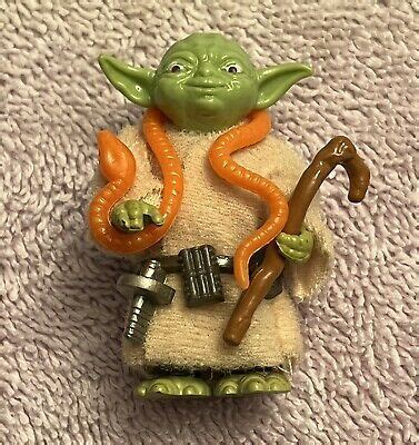 James Bregenzer Vintage Star Wars YODA ORANGE SNAKE Original Complete