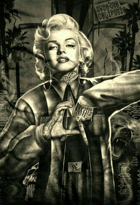 Pin By James Flynn On Gang Banger Monroe Marilyn Monroe Art Chicano