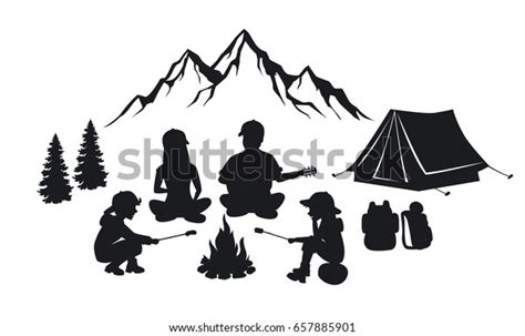 1,162 Kids Camp Silhouette Stock Vectors, Images & Vector Art | Shutterstock