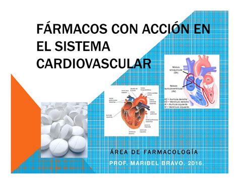 Pdf F Rmacos Con Acci N En El Sistema Cardiovascular F Rmacos Con