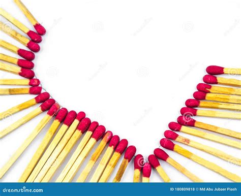 Colored Match Sticks Royalty Free Stock Photography