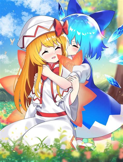 チルノ東方project リリーホワイト 「リリーandチルノ 」ゆうじんのイラスト