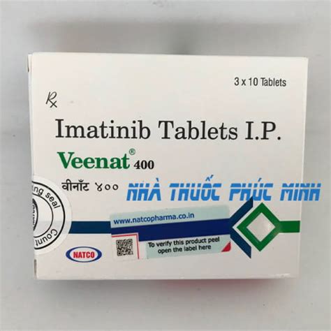 Thuốc Veenat 100mg 400mg Imatinib Tablets Mua ở đâu Giá Bao Nhiêu