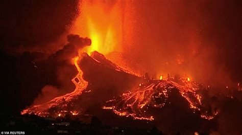 Volcano Erupts On Spanish Island La Palma As Rescuers Scramble To