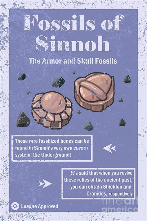 Fossils of Sinnoh Painting by Dominic Parker - Pixels