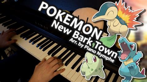 New Bark Town Pok Mon Silver Gold Crystal Piano Cover