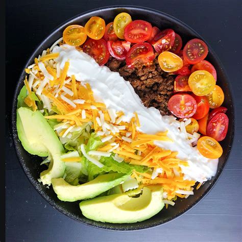 Beyond Beef Taco Salad - not not nutritious