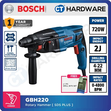 Bosch Gbh Professional Corded Rotary Hammer Sds Plus Modes