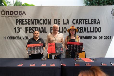 Presentan Cartelera Del 13° Festival Emilio Carballido H